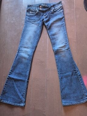 Women's Dark Blue Flared Jeans